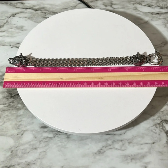 VIKING CELTIC WOLF STAINLESS STEEL BRACELET - Picture 6 of 7